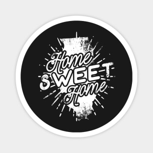 Home Sweet Home Illinois Magnet